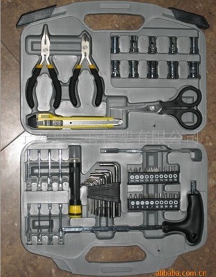家用組合工具-CRV高品質(zhì)組套工具 55件家用五金維修工具組合套裝-家用組合工具.
