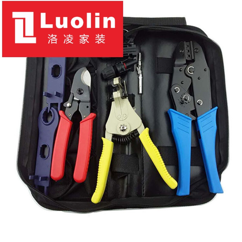 太陽能光伏壓線鉗工具套裝MC4 專業連線與端子壓制的優選方案